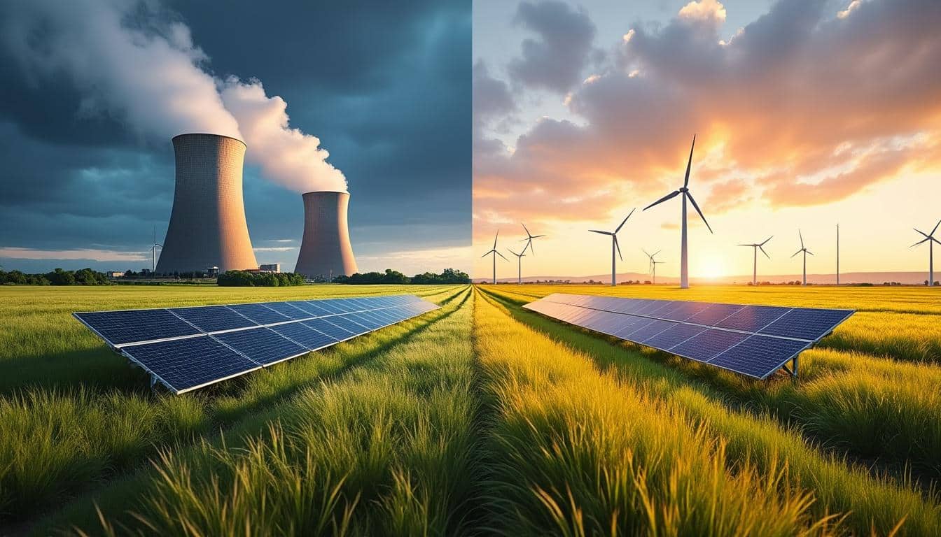Les différences entre l’électricité nucléaire et renouvelable : comparatif complet