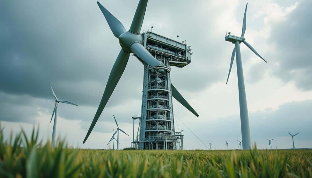 Schéma d’une éolienne : comprendre le fonctionnement et les composants