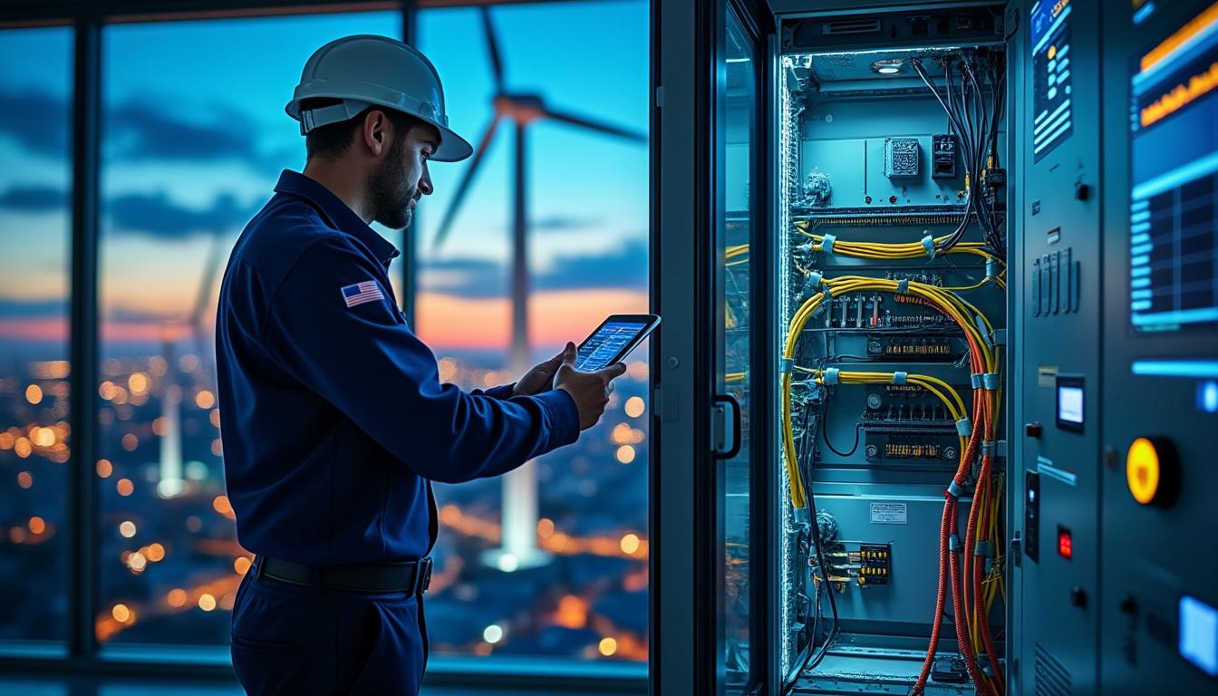 Illustration: Fonctionnement, technologies et gestion des réseaux électriques avec les smart grids
