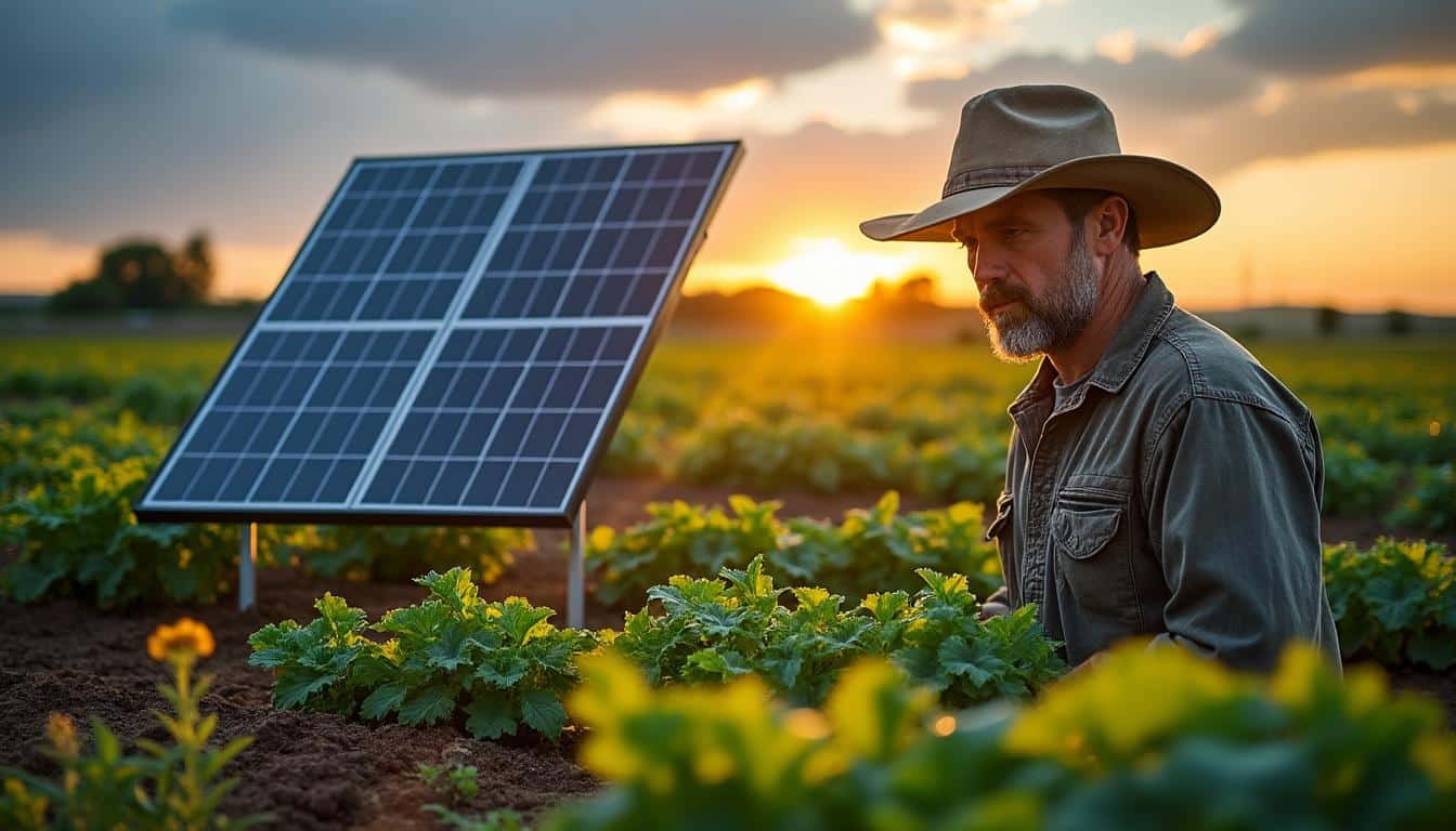 Illustration: Définition et principes de l’utilisation du solaire dans l’agriculture