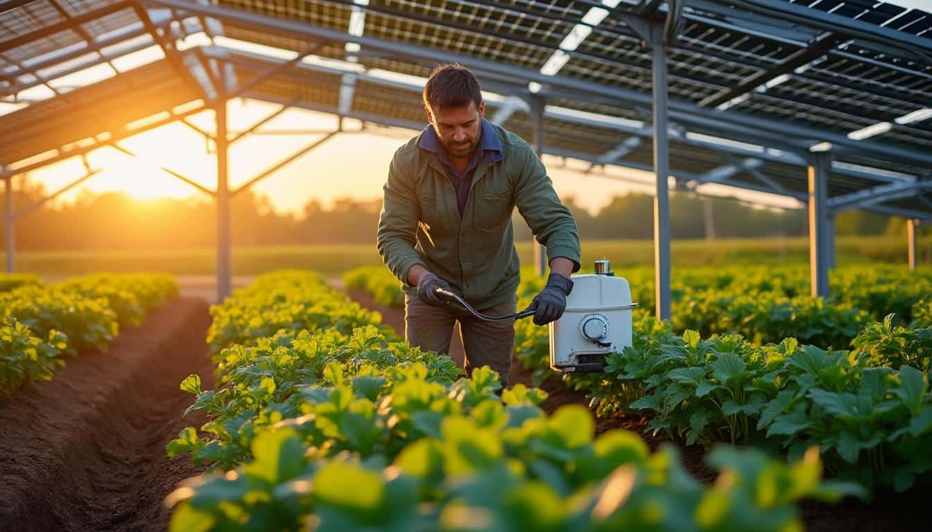 Illustration: Avantages et bénéfices de l’utilisation du solaire dans l’agriculture