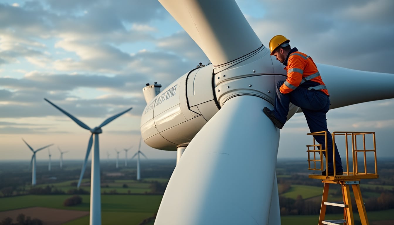 Illustration: Définition et rôle des pales d’une éolienne