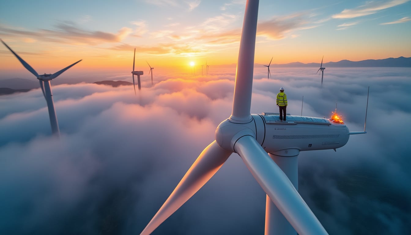 Illustration: Fonctionnement des pales d’éolienne : principes aérodynamiques