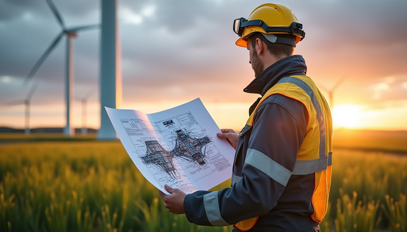 Illustration: Définition et principe du schéma d'une éolienne