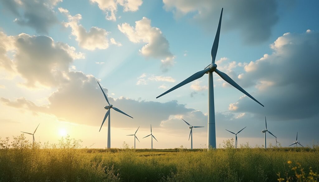 Schéma d'une éolienne : comprendre ses composants et son fonctionnement