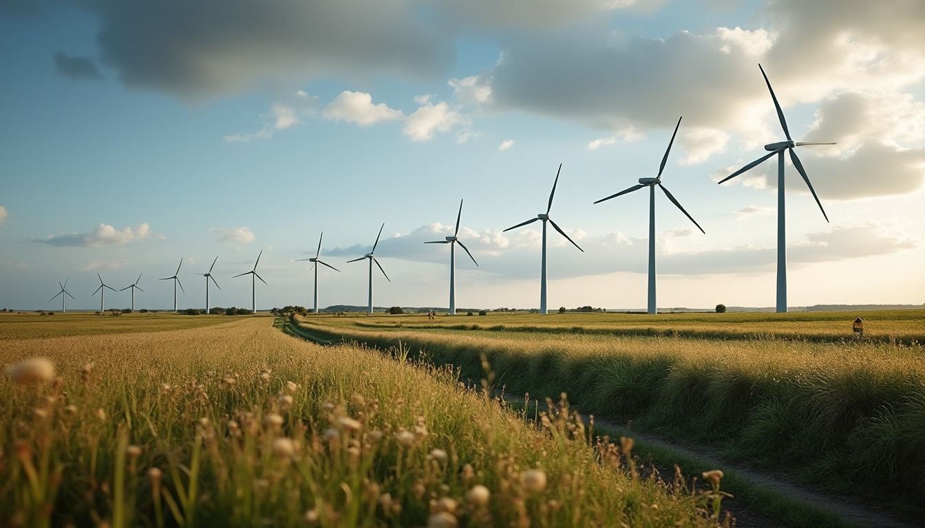 Illustration: Évolution de la taille des éoliennes au fil du temps