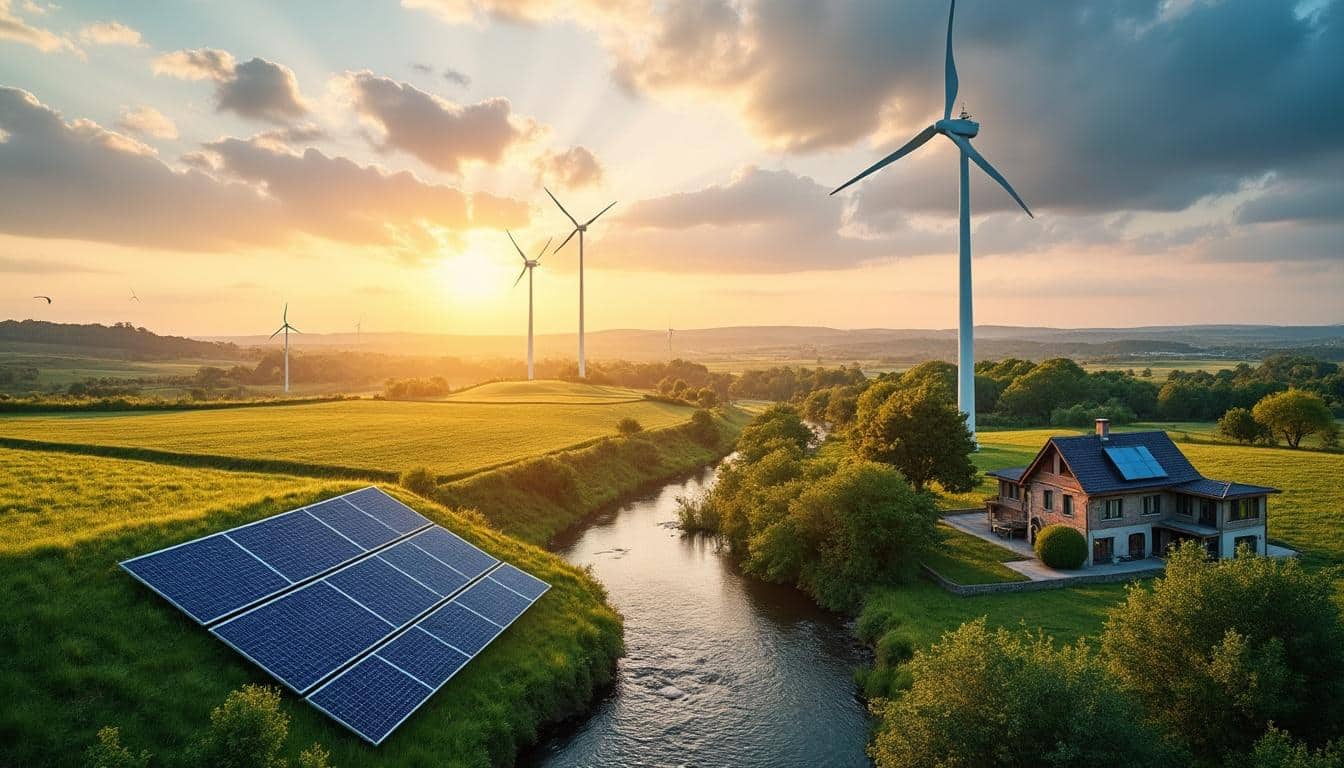 Illustration: Explorer les énergies renouvelables en images : panorama visuel des sources principales