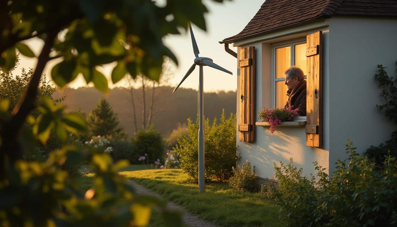 Illustration: Comprendre l’origine du bruit des pales d’une éolienne domestique