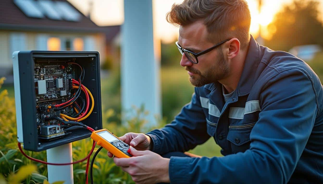 Illustration: Identifier les pannes courantes du convertisseur d’une éolienne domestique