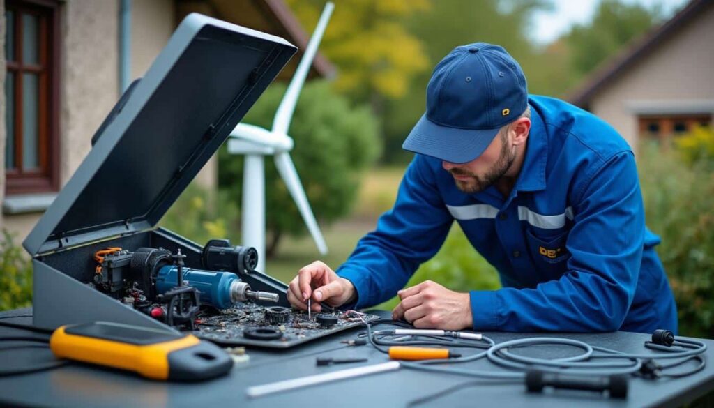 Diagnostic des pannes du convertisseur d’une éolienne domestique