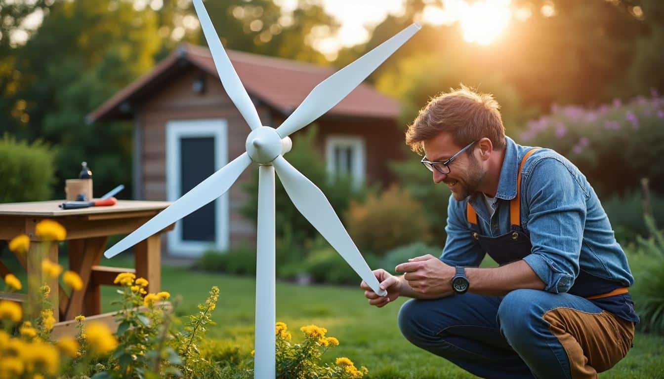 Illustration: Comprendre le fonctionnement d’une éolienne domestique pour mieux diagnostiquer un démarrage lent