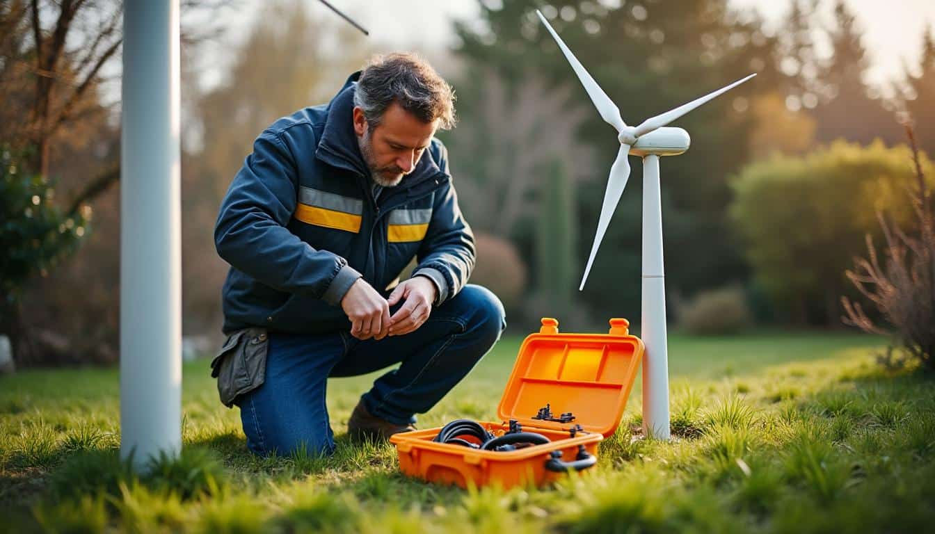 Diagnostic du démarrage lent d’une éolienne domestique : solutions et conseils