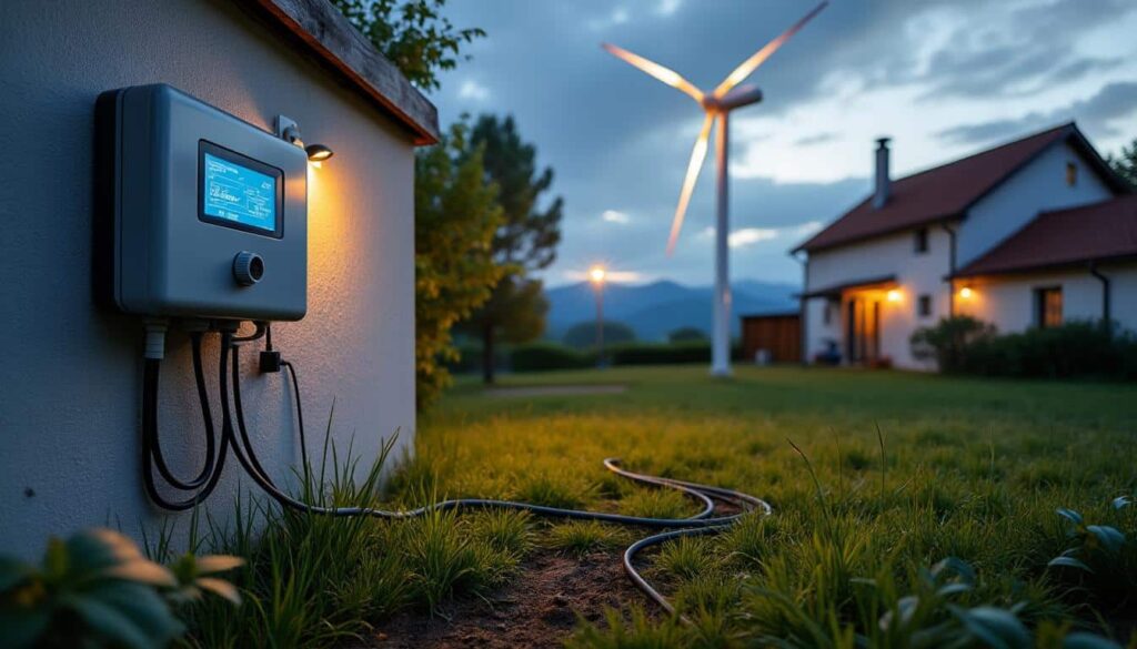 Éolienne domestique : régulation automatique de la tension fiable