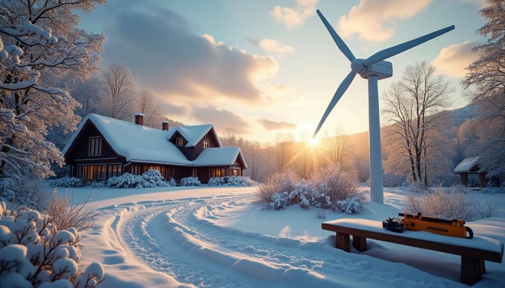 Optimiser le rendement de son éolienne domestique en hiver : conseils et innovations