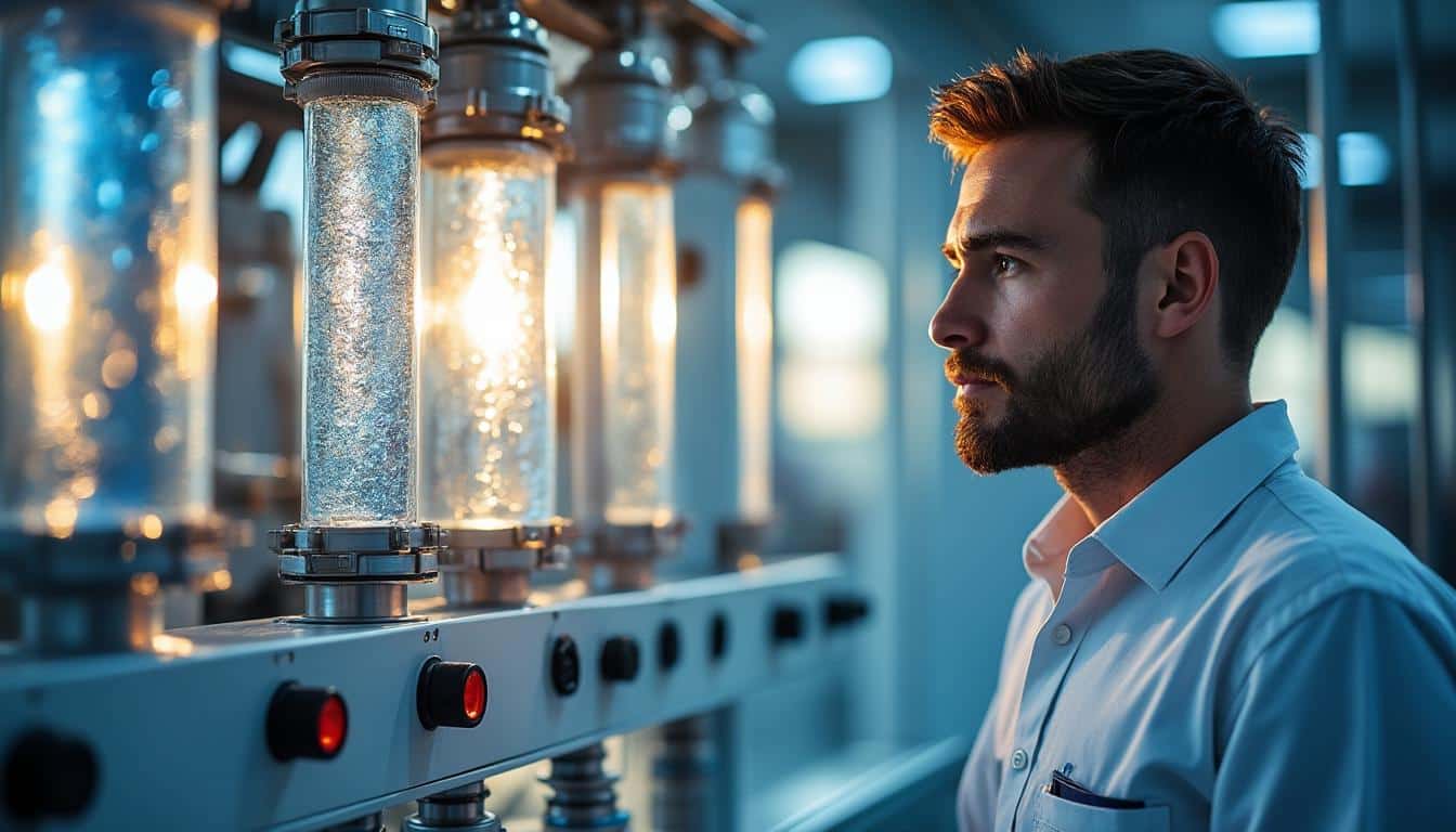 Hydrogène vert : production à partir de l’eau déminéralisée efficace