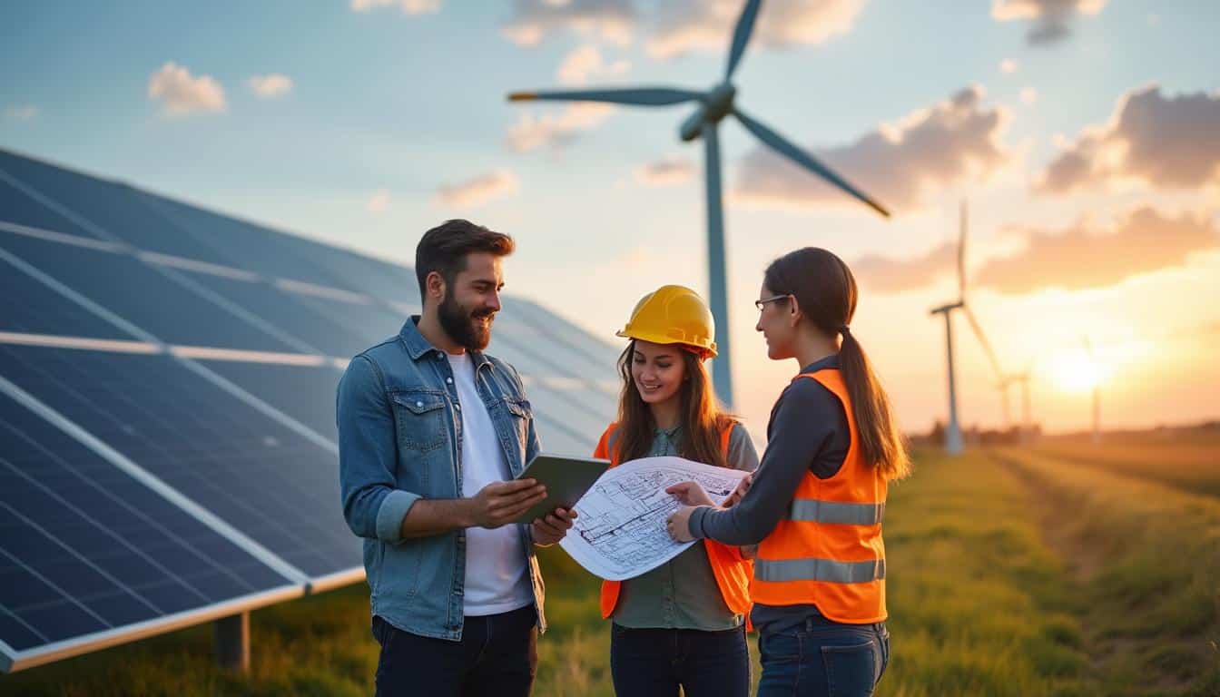 Illustration: Pourquoi opter pour une formation dans le domaine des énergies renouvelables aujourd’hui ?