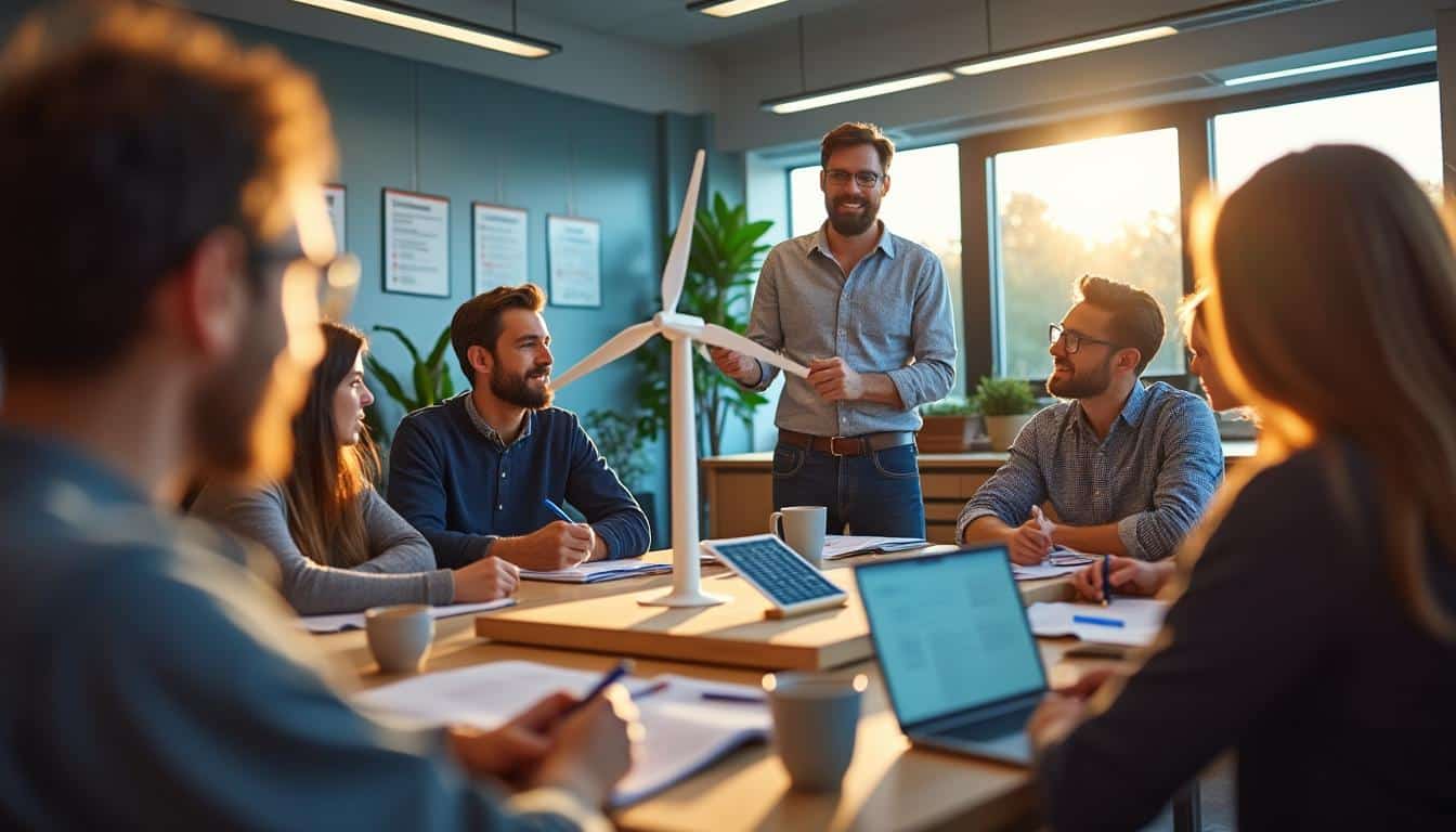 Illustration: Pourquoi opter pour une formation dans le secteur de l’énergie renouvelable aujourd’hui ?