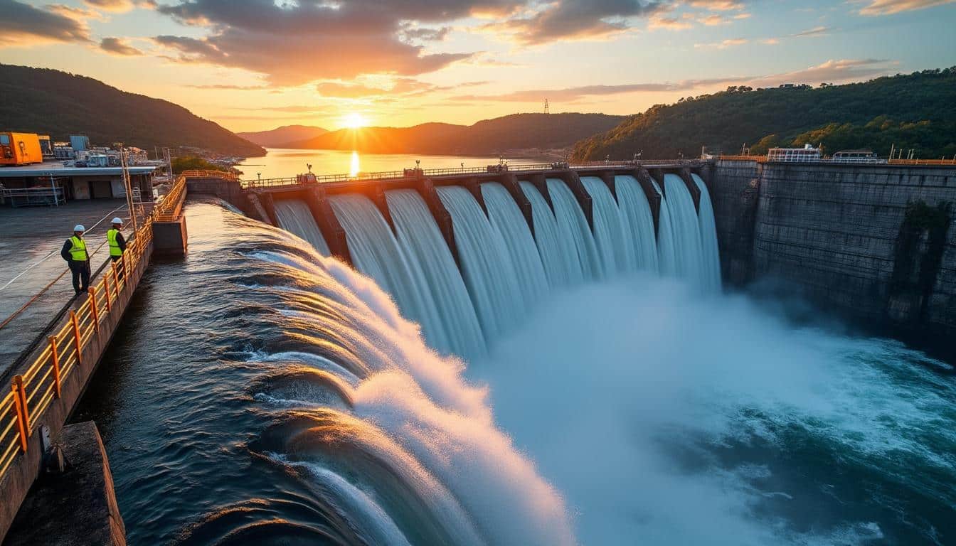 Illustration: Le fonctionnement concret des installations hydroélectriques