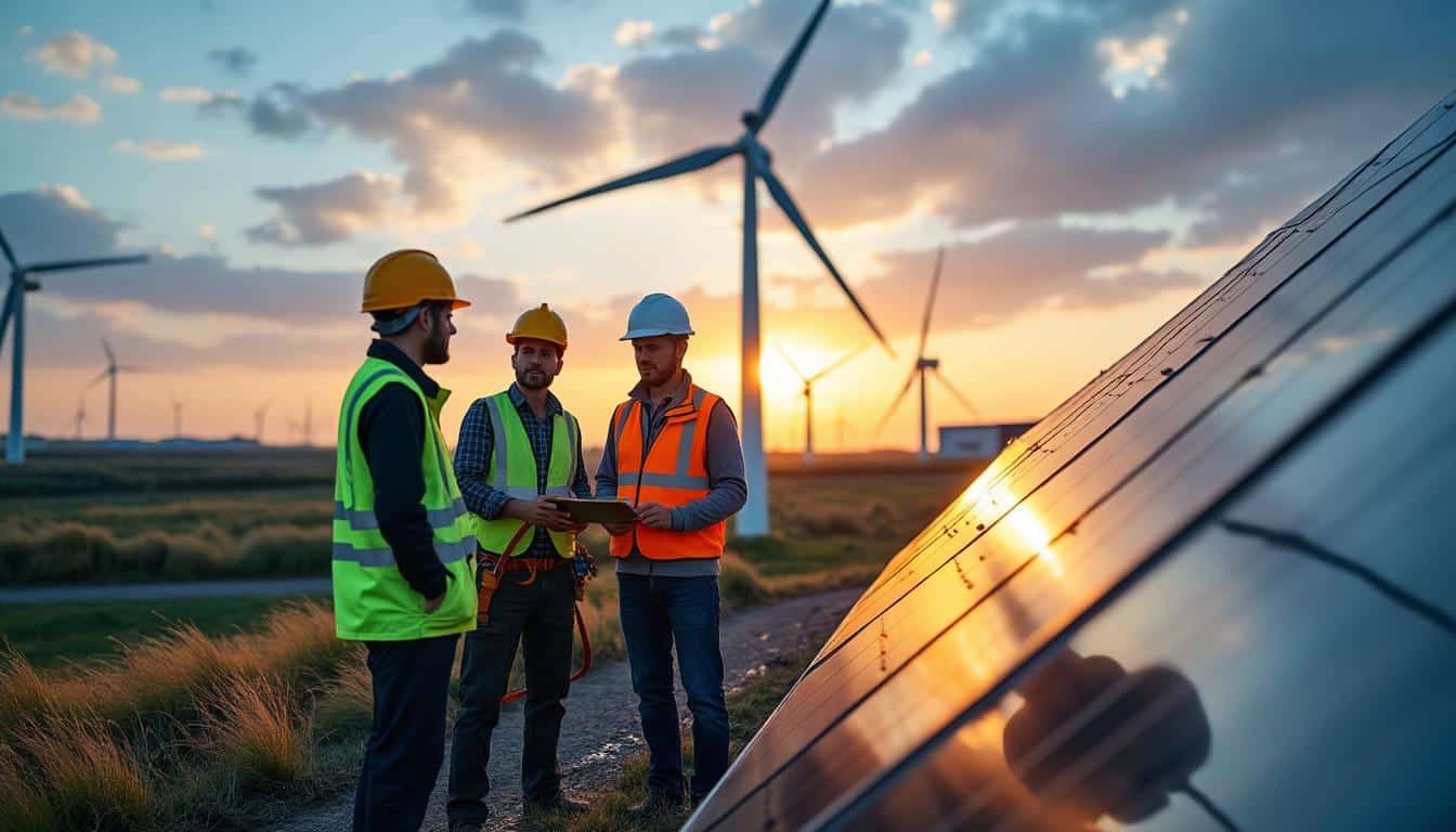 Illustration: Quels sont les métiers phares dans le secteur des énergies renouvelables ?