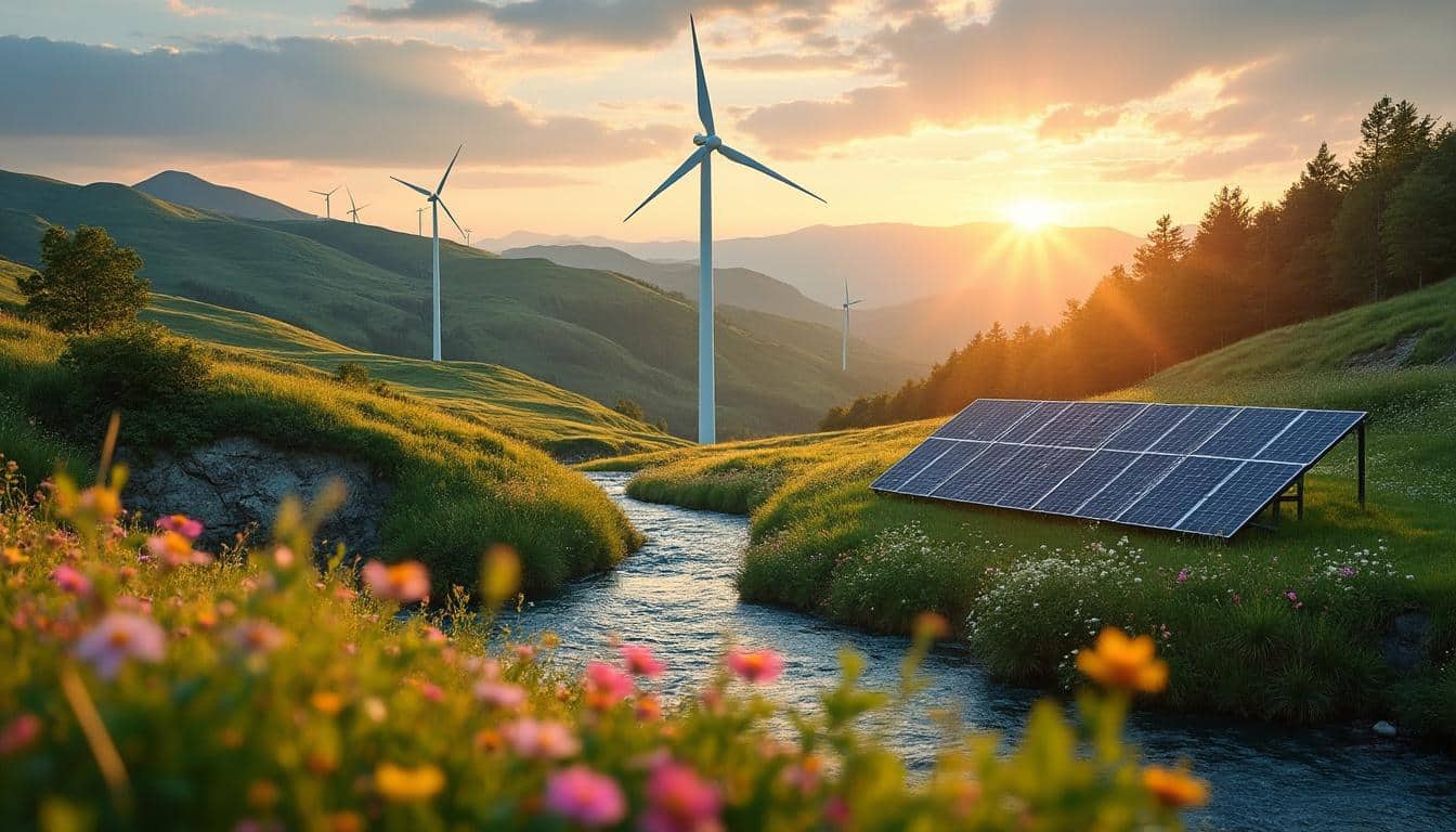 Illustration: Explorer les principales sources d’énergie renouvelable dans la nature