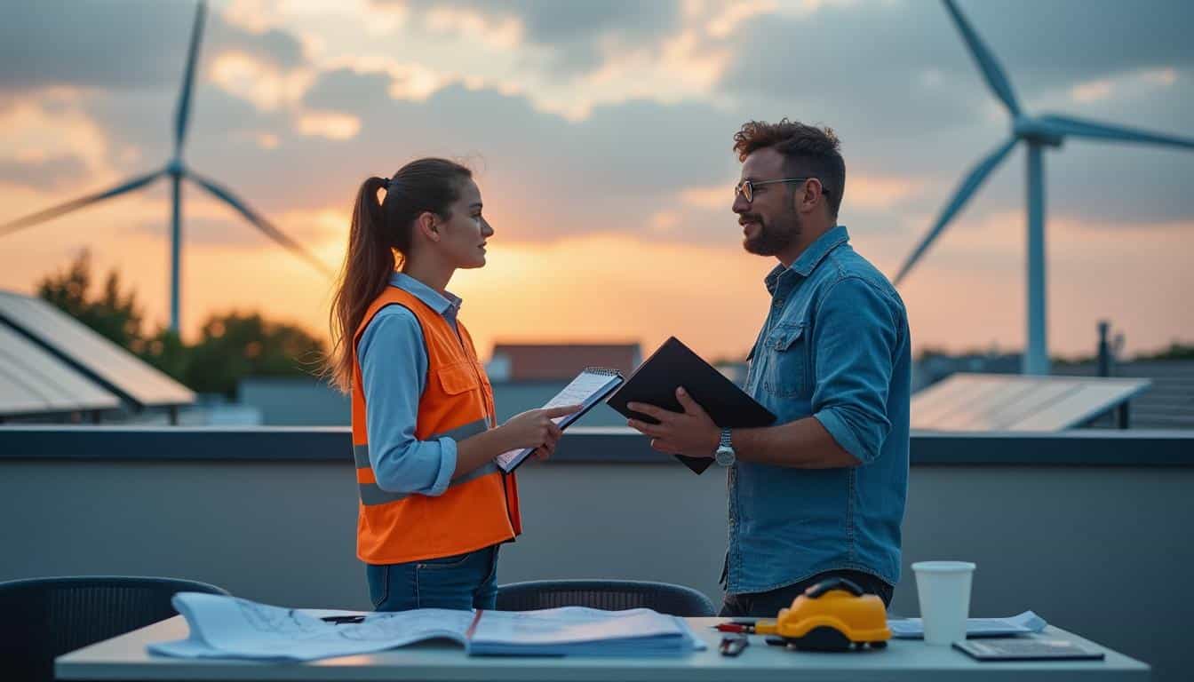 Illustration: Comprendre ce qu’apporte un stage dans le secteur des énergies renouvelables