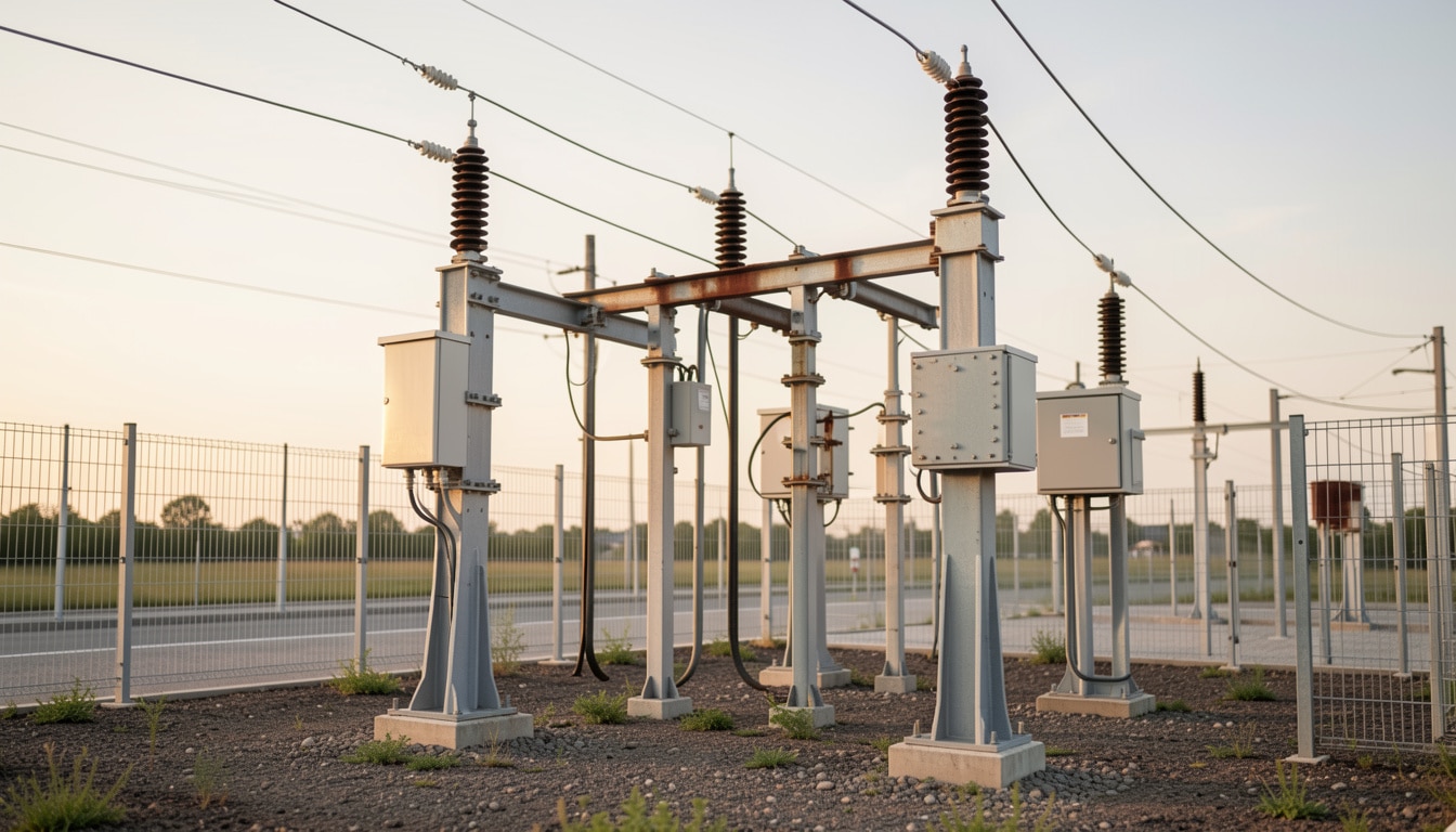 Illustration - Identifier les zones les plus exposées à la corrosion sur un poste électrique