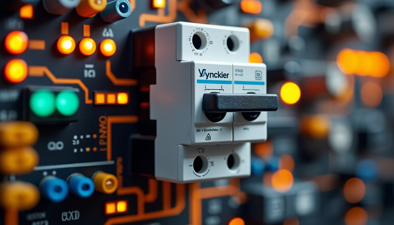 Disjoncteur 2 pôles Vynckier : sécurité et performance garanties