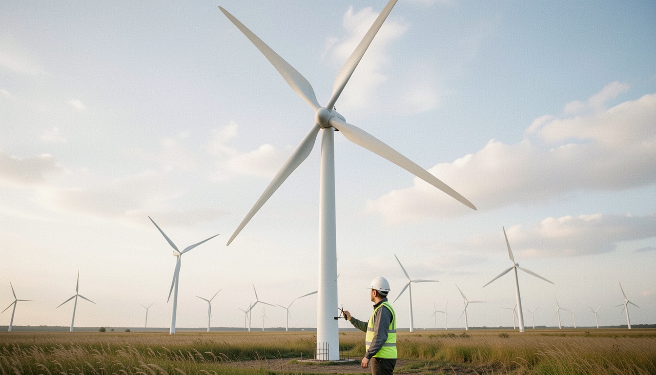Taille des pales d’éolienne et rôle dans le rendement
